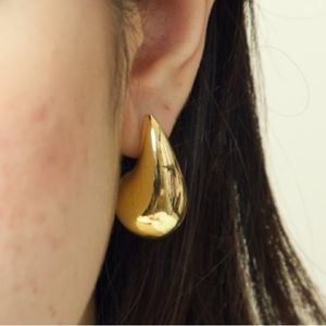 Bold teardrop earrings